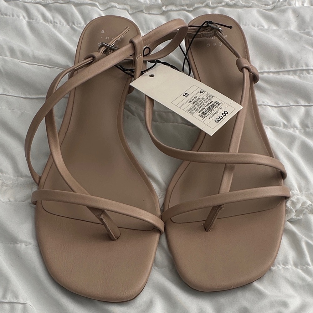 a new day Blush Strappy Sandals
